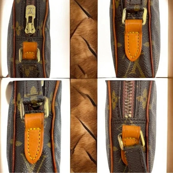 AUTH Louis Vuitton Mini DANUBE Monogram + COA Crossbody Shoulder Bag RARE SIZE! - Picture 11 of 17